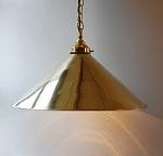 Coolie shade pendant lamp