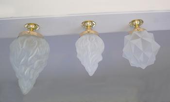 Frosted Glass Shade Ceiling Lamp