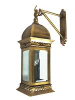Moorish exterior lantern with wall bracket