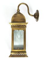 Moorish exterior lantern with swan neck