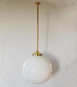 Opal Glass Globe Pendant Lamp
