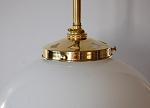 Opal Glass Globe Pendant Lamp