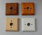 Square wooden Back-plates